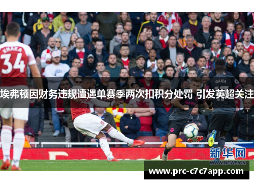 埃弗顿因财务违规遭遇单赛季两次扣积分处罚 引发英超关注